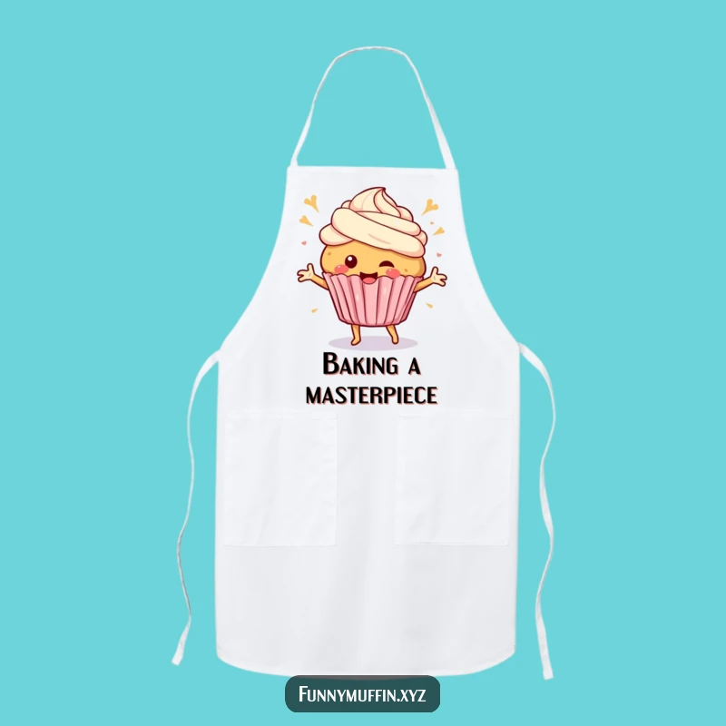 Funny Muffin Dance Apron - Happy Baker & Celebration Gift!