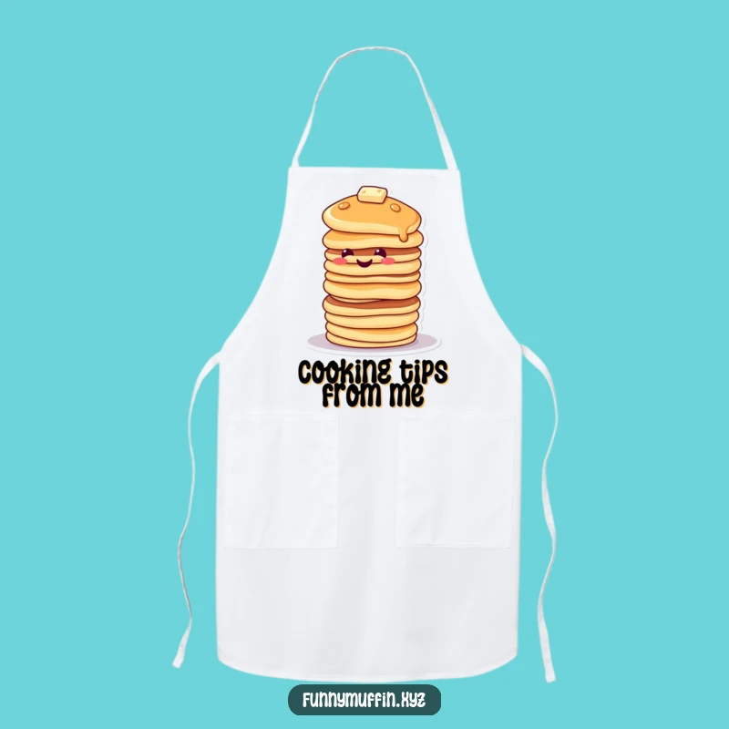Funny Pancake Stack Apron: Cook with a Smile and a Wobble!