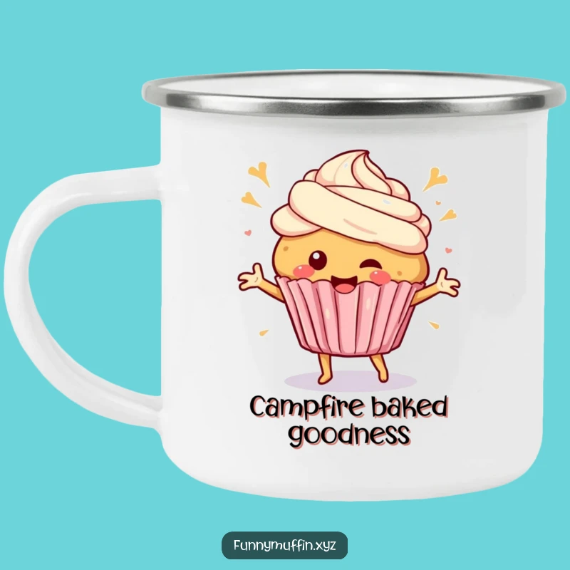 Funny Muffin Dance Camping Mug - Happy Trails & Gift!