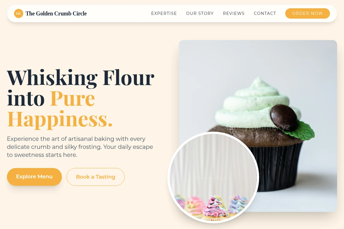 Glaze Cupcake