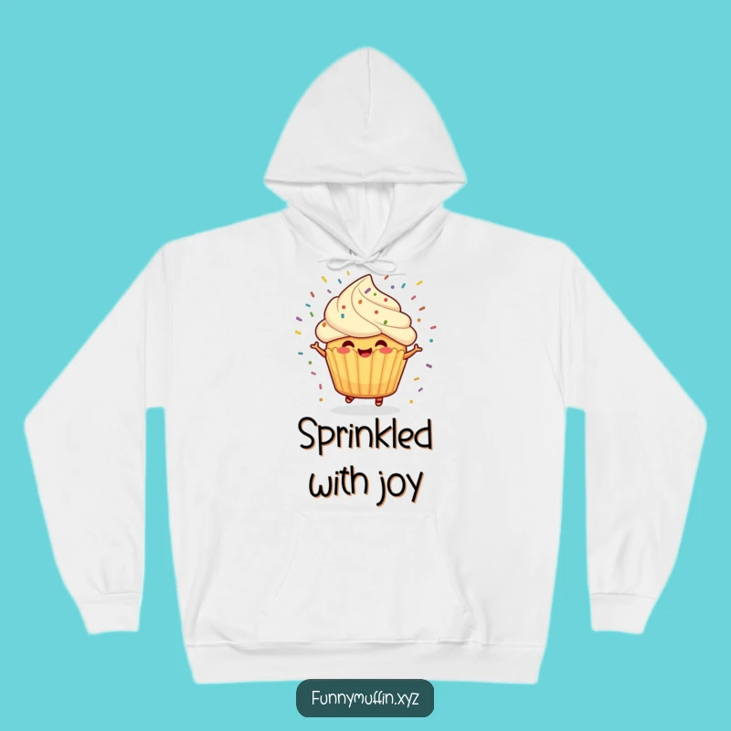 Funny Muffin Sprinkle Hoodie: Cozy Celebration!