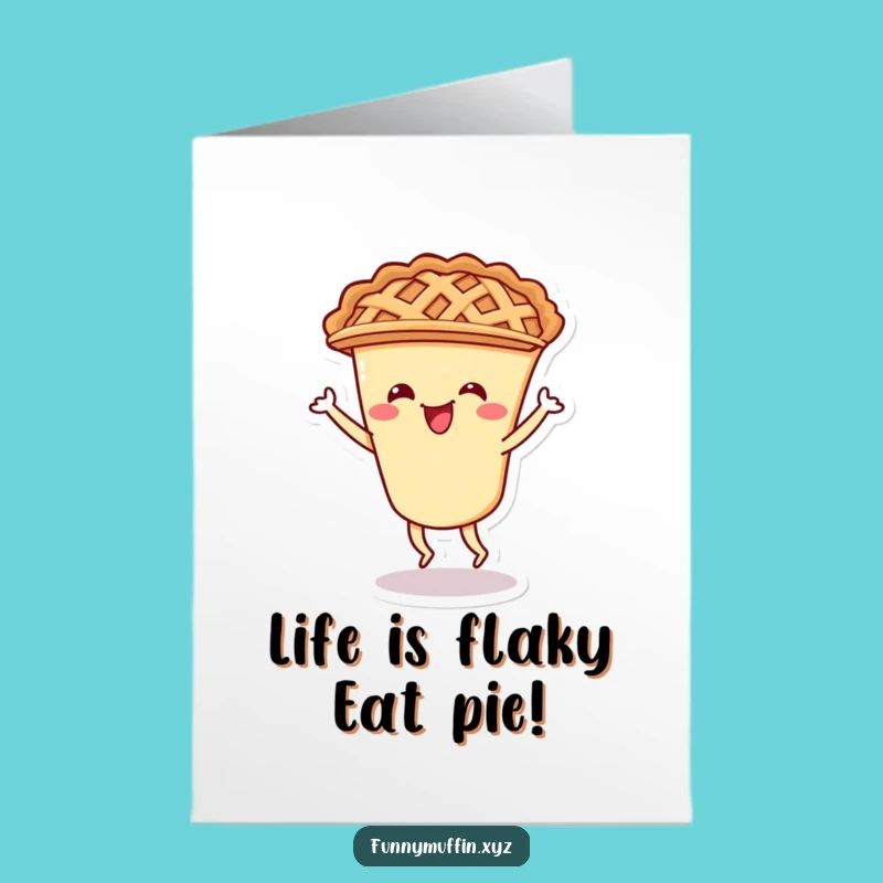 Free Printable Birthday Card: Funny Pie Shimmy Cheerful Downloadable Gift