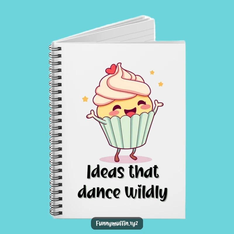 Funny Cupcake Dance Notebook: Jot Down Ideas with a Smile!